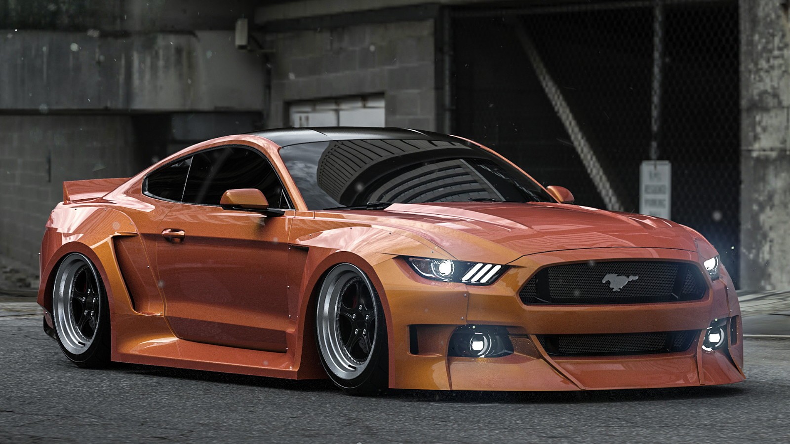 Mustang widebody workshop clinched
